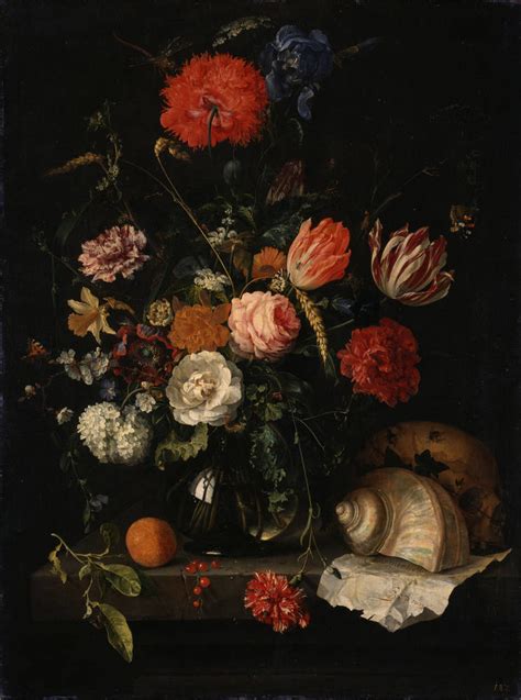 Memento Mori Flower Art