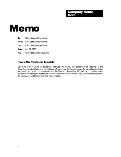 Breakdown of the AR 25-50 memo format