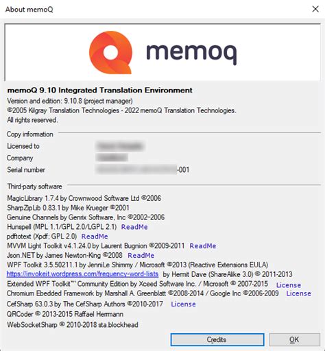 MemoQ Translation Software