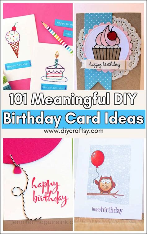 Memorable birthday card ideas