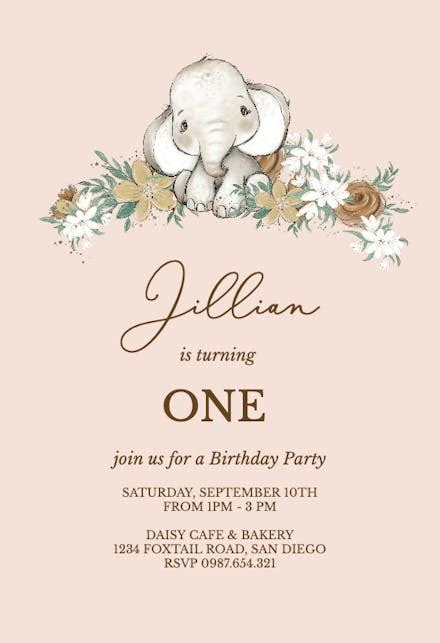 Memorable Birthday Invitation