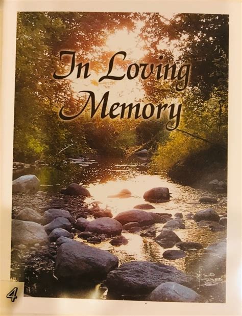 Memorial folder