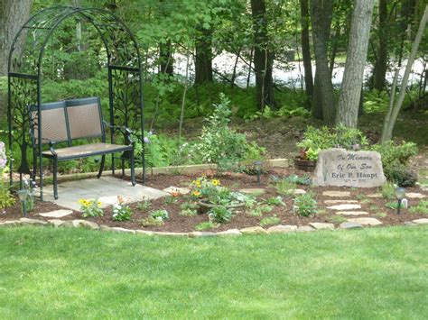 A memorial garden for remembrance