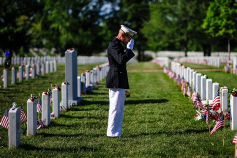 A soldier performing a memorial salute