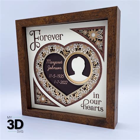 Memory 3D Shadow Box Idea