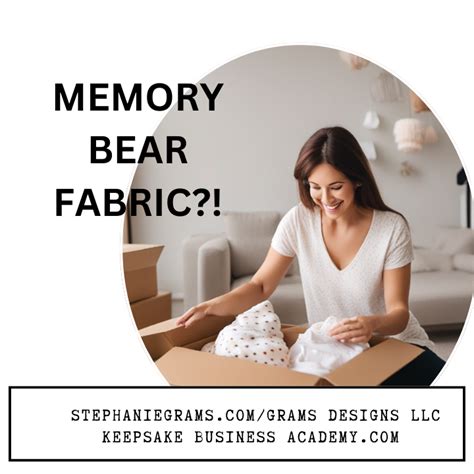 Memory bear fabric selection