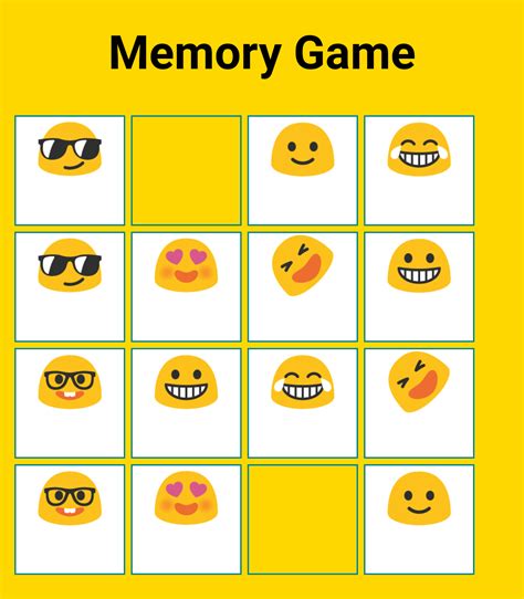 Memory Game Template