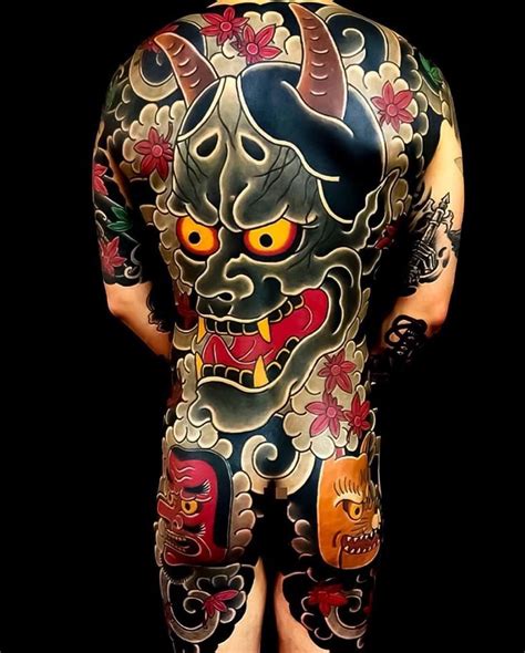 Men Back Tattoo Designs Japanese Style