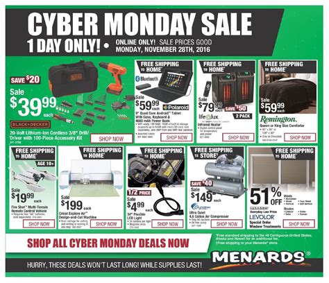 Menards Cyber Monday