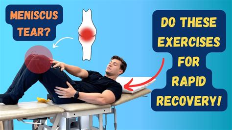 Meniscus rehab exercises benefits