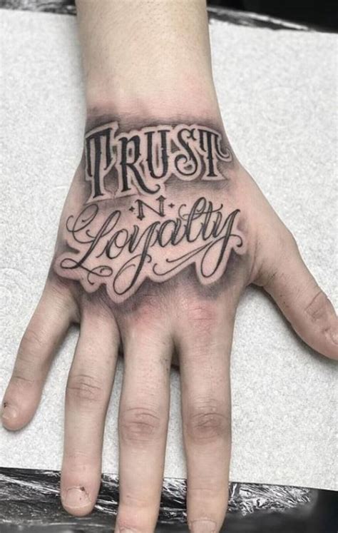 Mens hand tattoo advice