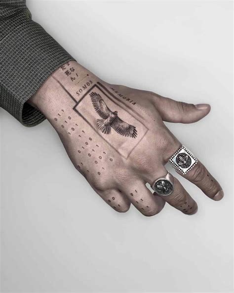 Mens hand tattoo design inspiration