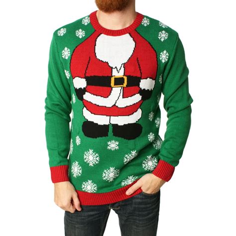 Men's Santa Sweater with Lights