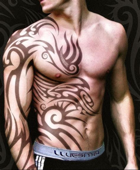 Mens tribal tattoos placement