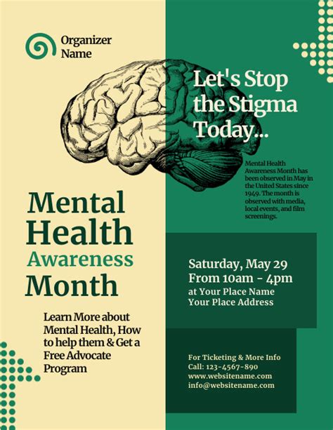 Mental Health Flyer Example 2