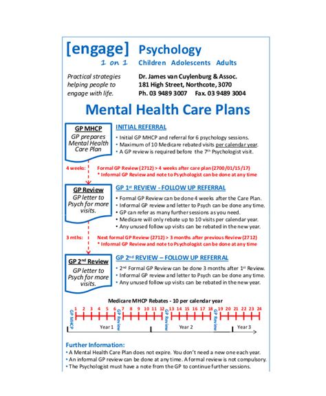 Mental Health Treatment Plan Template