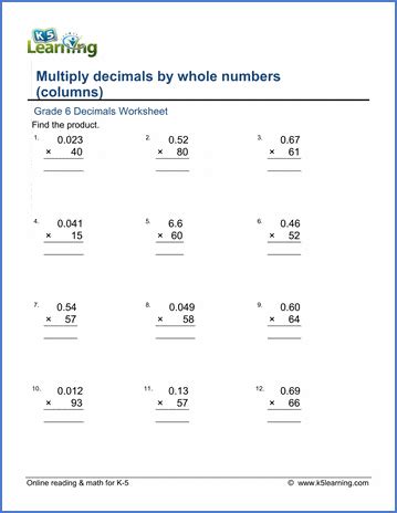 Mental Math Decimals and Whole Numbers Photos