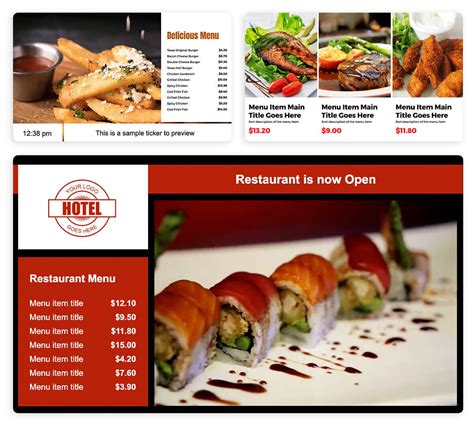 Menu Board Design Example 8