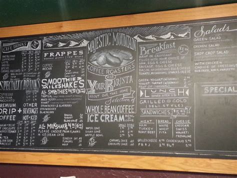 Menu board inspiration 1