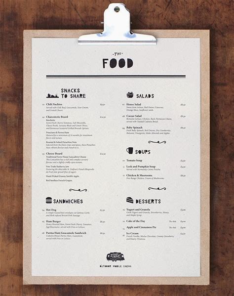 Menu board inspiration 8