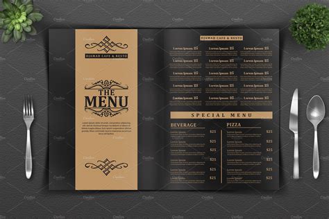 Menu Template Design