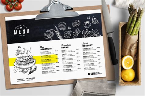 Menu Template Design Styles