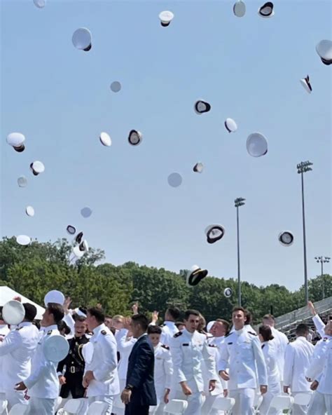 Graduation ceremony at the US Merchant Marine Academy