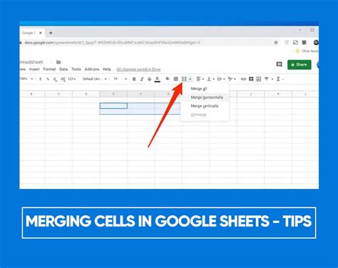 Merging cells example 2