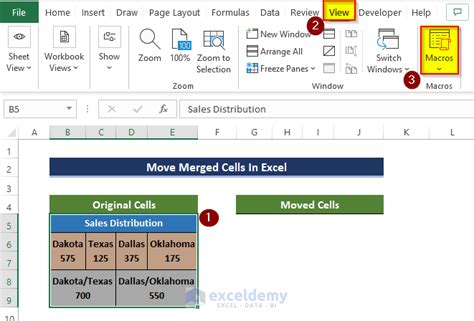 Merging Cells using VBA Macro in Excel