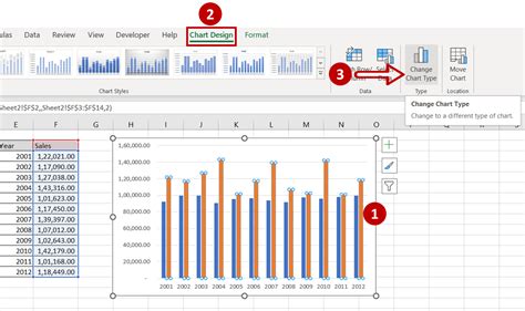 Merging charts in Excel example 8