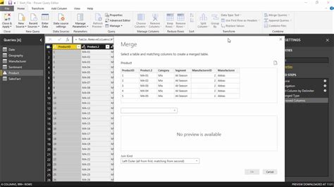 Merge Queries Feature in Power Query