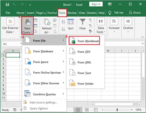 Merging Worksheets using Power Query