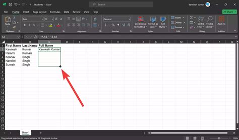 Merging Columns with Ampersand Operator