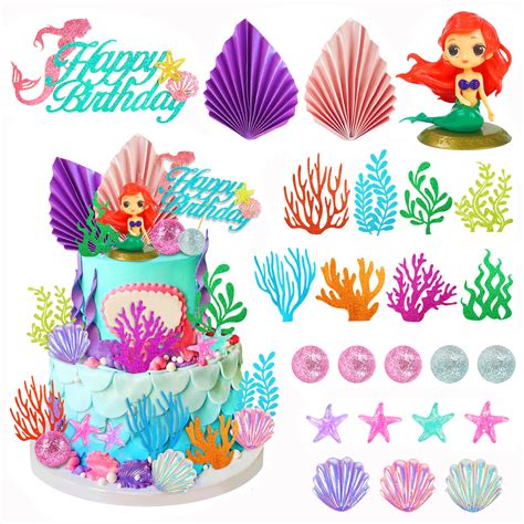 Mermaid Cake Topper Ideas