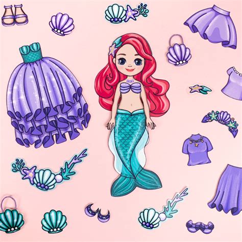 Mermaid Paper Doll