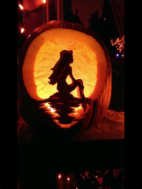 Mermaid Pumpkin Carving Ideas