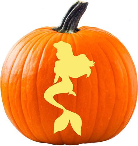 Mermaid Pumpkin Carving Patterns Free