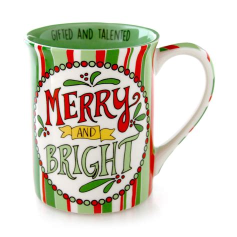 Merry and Bright Christmas Mug