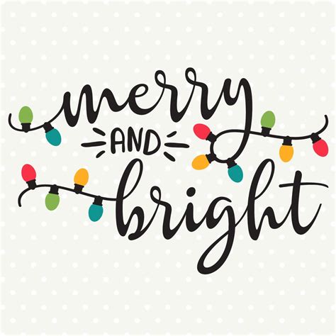 Merry and Bright Christmas Template