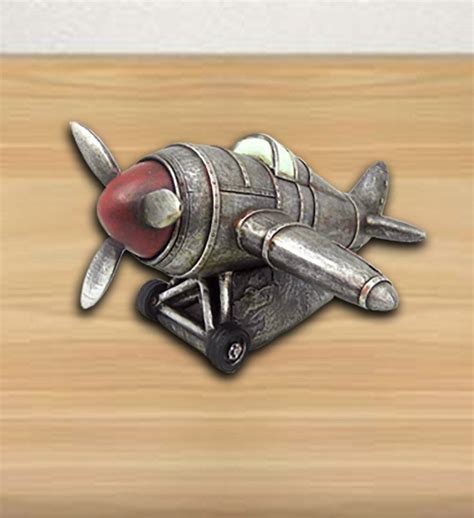 Metal Airplane Piggy Bank