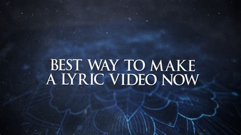 Metal Lyric Video Template Designs for Musicians