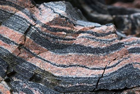 A picture of metamorphic rocks