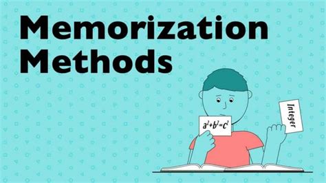 Memorizing the conversion factor