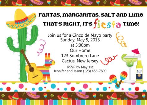 Mexican Party Invitation Wording Ideas