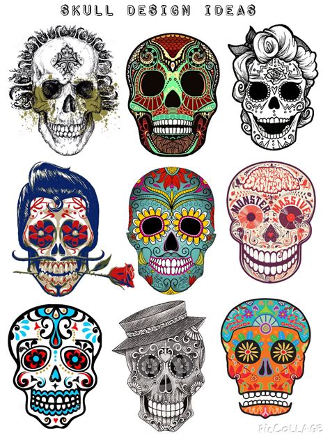 Mexican Skull Tattoo Designs