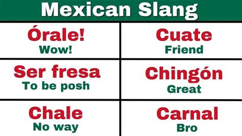 Mexican Slang Culture