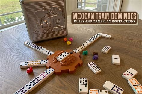 Mexican Train Dominoes Player Board Design