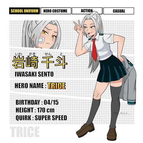 MHA Character Template Design