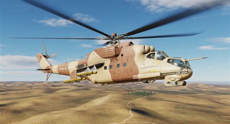 Mi-24 Hind Desert Camo