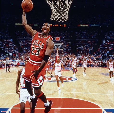 Michael Jordan in action